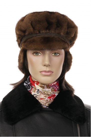 Шапка женская из норки