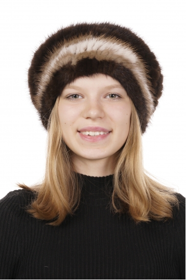 Шапка женская из норки