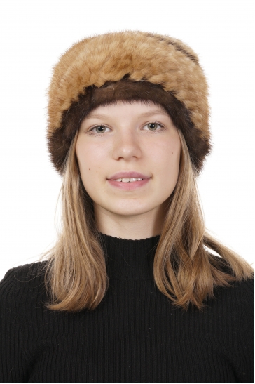 Шапка женская из норки