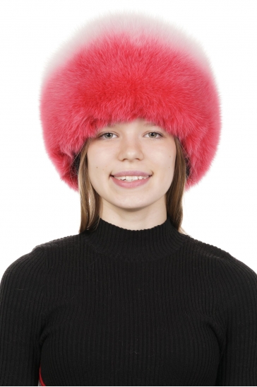 Шапка женская из песца