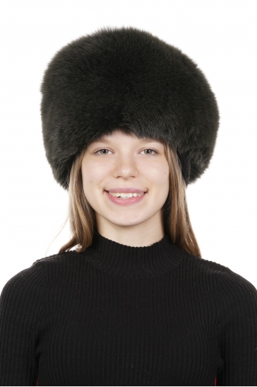 Шапка женская из песца