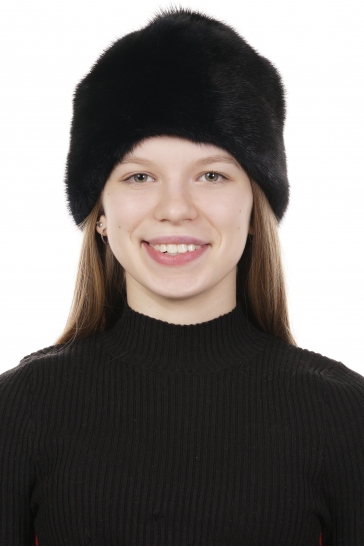 Шапка женская из норки